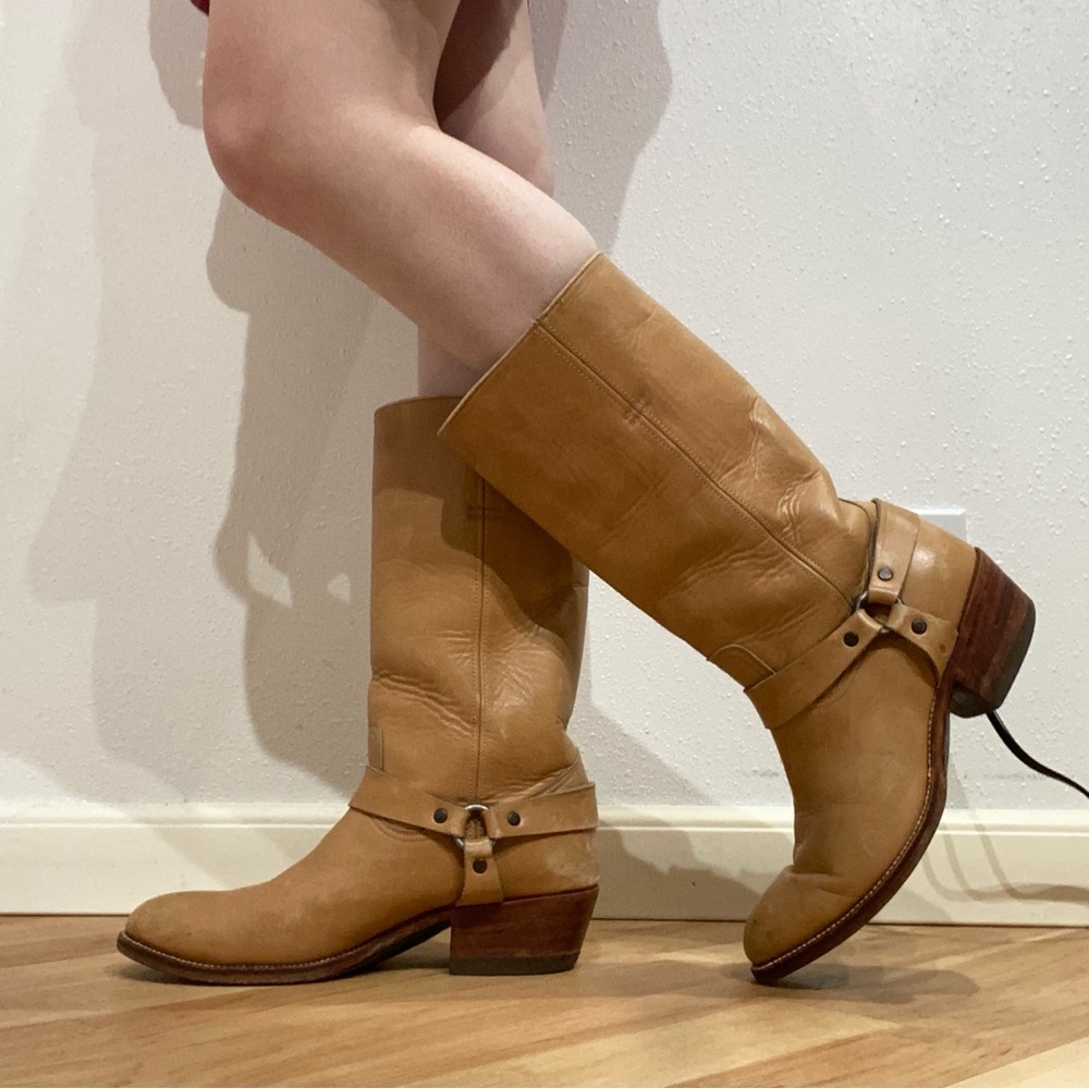 Vintage Tan/Banana Campus Harness Boots